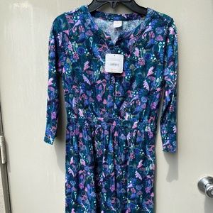 GYMBOREE Girl's size 12 Navy/Pink Dress-New